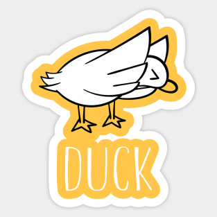 It's Attack, DUCK!! Sticker